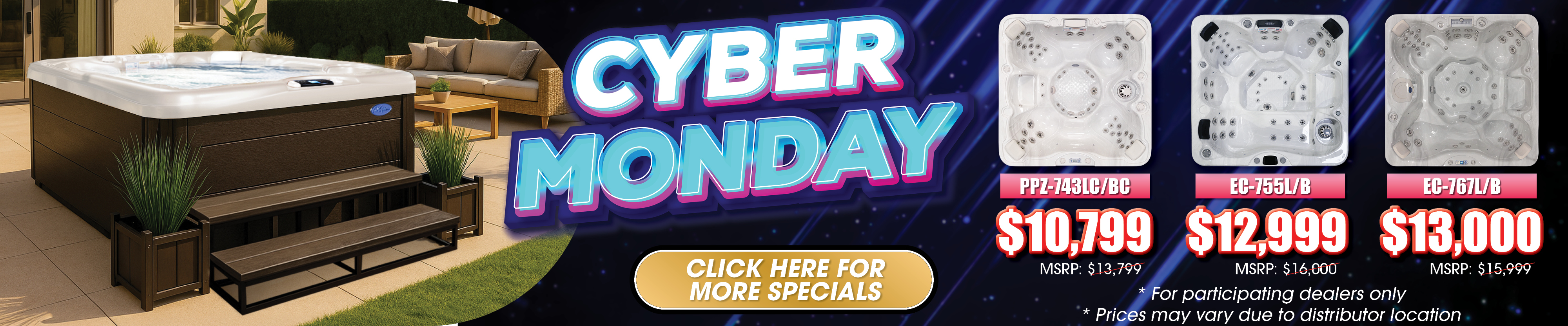 Calspas hot tub being used in a family setting - Vancouver